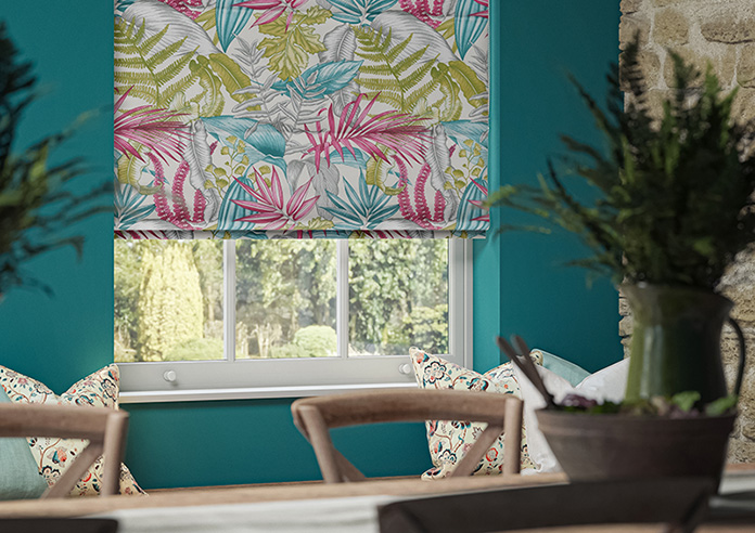 Maldives, Begonia - Twist&Fit Roman Blind - Image 5